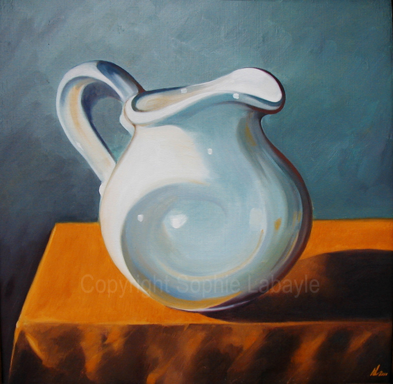 Sophie Labayle Pot blanc rond / white milk jug