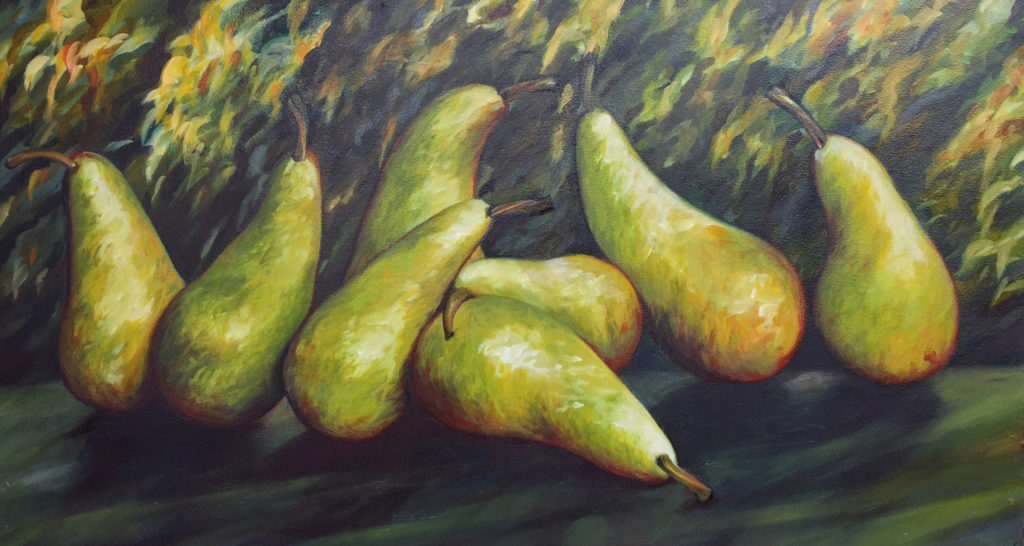 Pears Garden sophie labayle art nature paintings